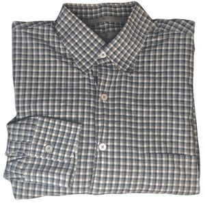 Canali Men's Casual Plaid Shirt